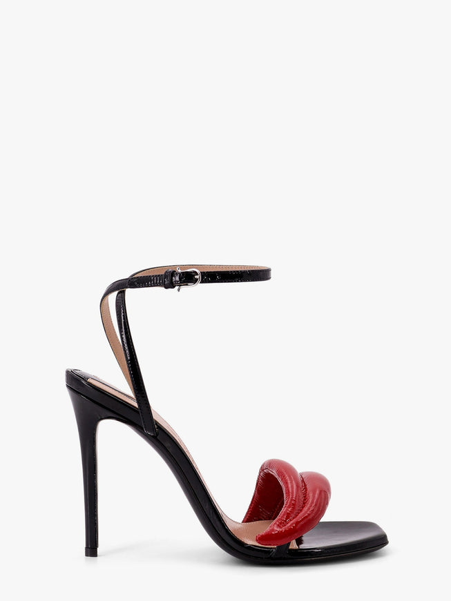 Sebastian Milano Dada Patent Leather Sandals Nero