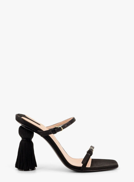Sebastian Milano Juju Sandals With Tassel Detail Nero