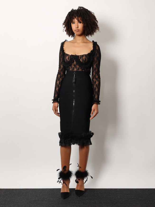 Self Portrait Residency Christopher Kane Residency Viscose Skirt