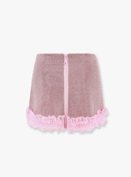 Self Portrait Residency Christopher Kane Residency Skirt With All-Over Rhinestones