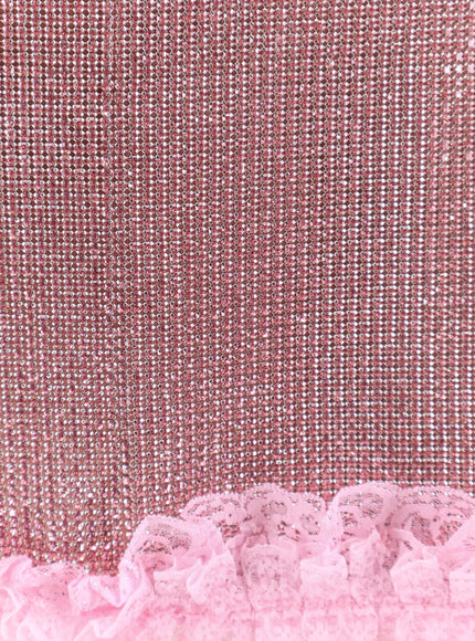 Self Portrait Residency Christopher Kane Residency Skirt With All-Over Rhinestones