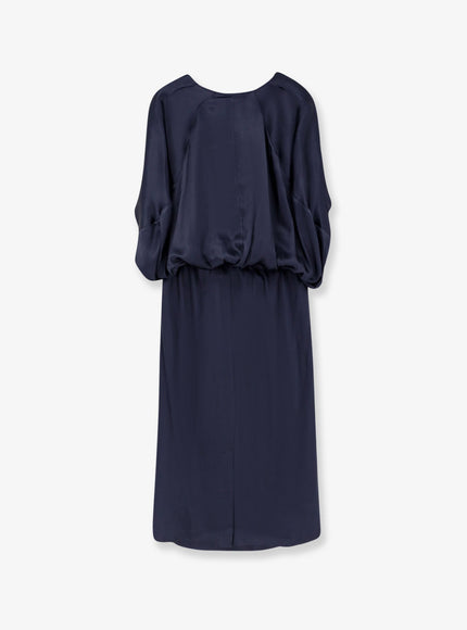 Semicouture Etienne Satin Long Dress