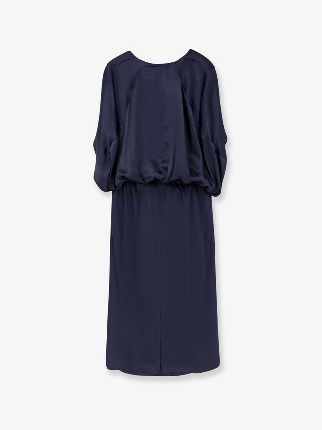 Semicouture Etienne Satin Long Dress