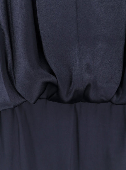 Semicouture Etienne Satin Long Dress