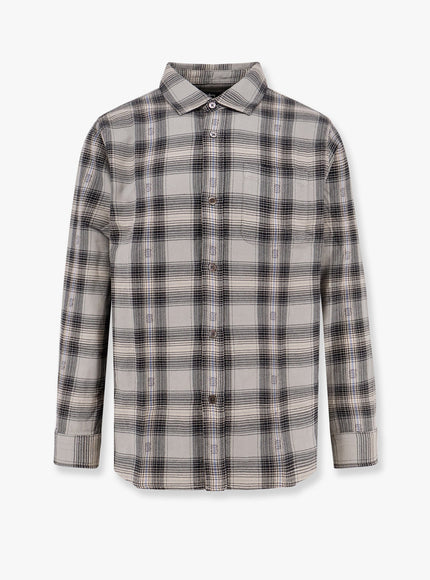 Stussy Cotton Shirt With Plaid Motif