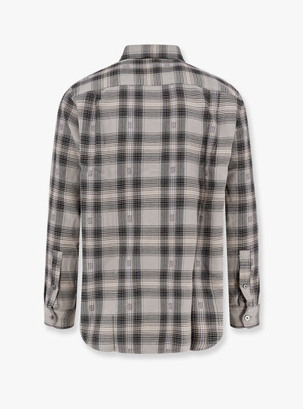 Stussy Cotton Shirt With Plaid Motif