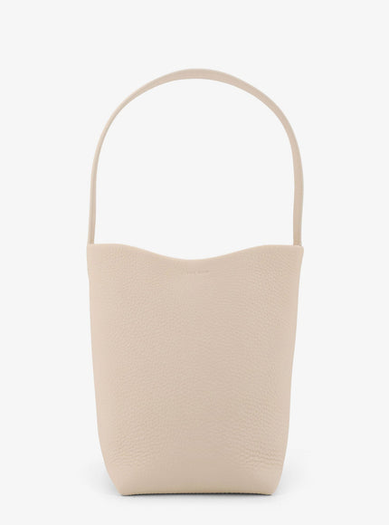 The Row Small N/S Park Tote Leather Shoulder Bag Uni Avorio