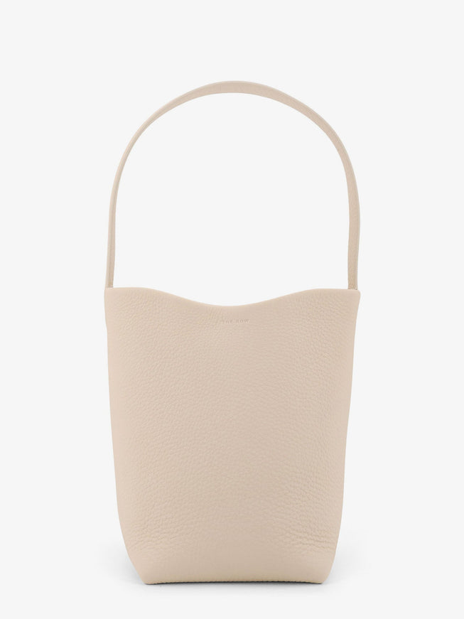 The Row Small N/S Park Tote Leather Shoulder Bag Uni Avorio