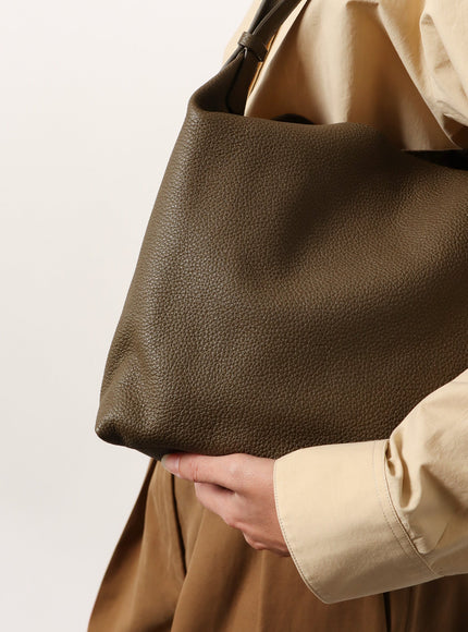 The Row Leather Isa Shoulder Bag