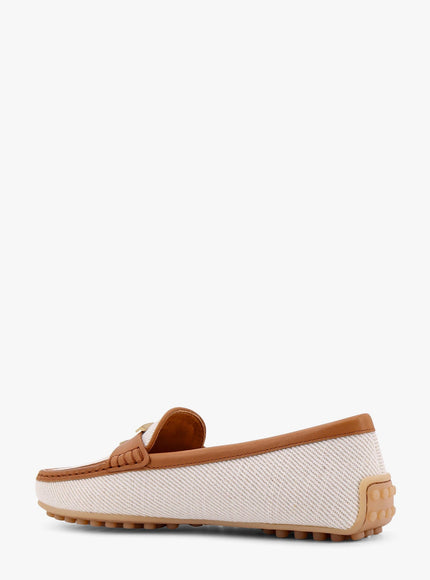 Tod's Canvas Loafer With T Timeless Detail