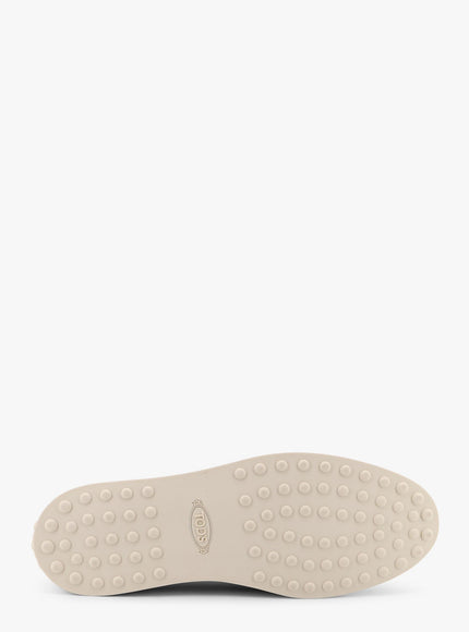 Tod's Suede Loafer With Metal Detail