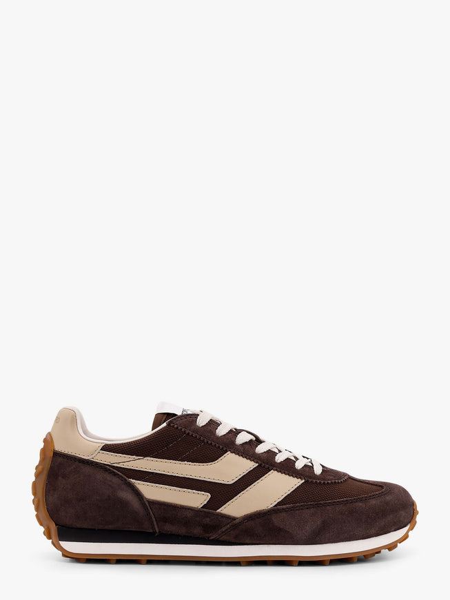 Tom Ford Low-Top Suede And Mesh Sneakers Marrone