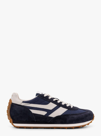 Tom Ford Low-Top Suede And Mesh Sneakers Blu