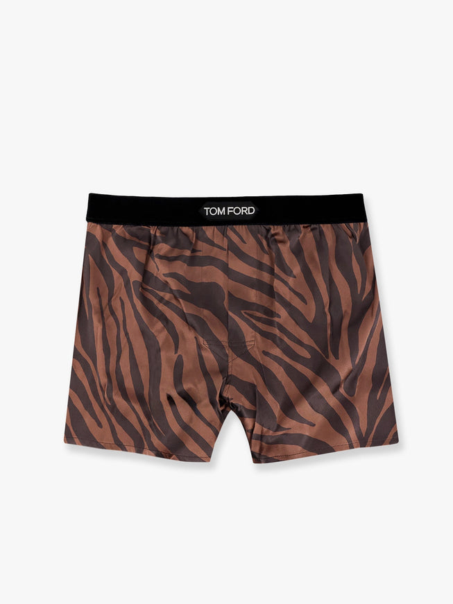 Tom Ford Silk Boxer Marrone