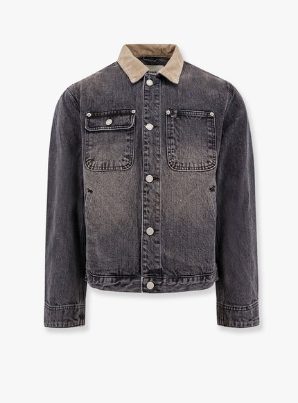 Tonywack Work Washed Denim Jacket Grigio