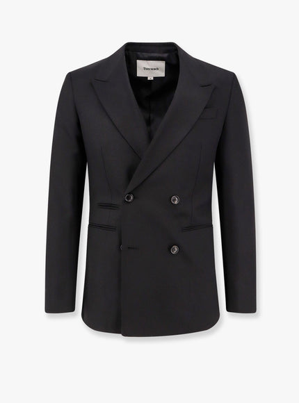 Tonywack Tailored Wool Blend Blazer Nero