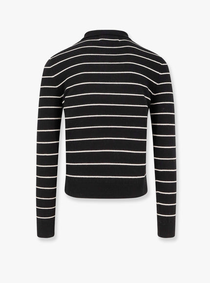 Tonywack Super Fine Merino Wool Striped Polo Shirt