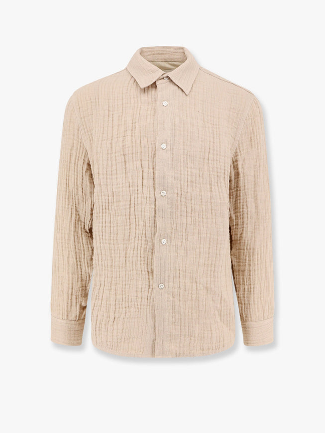 Tonywack Double Weave Linen Shirt Beige