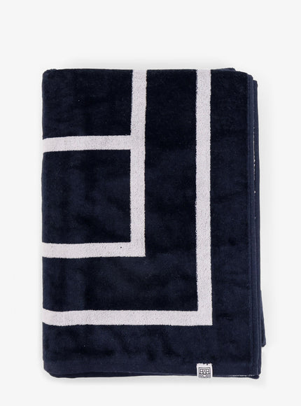 Toteme Monogram Organic Cotton Beach Towel