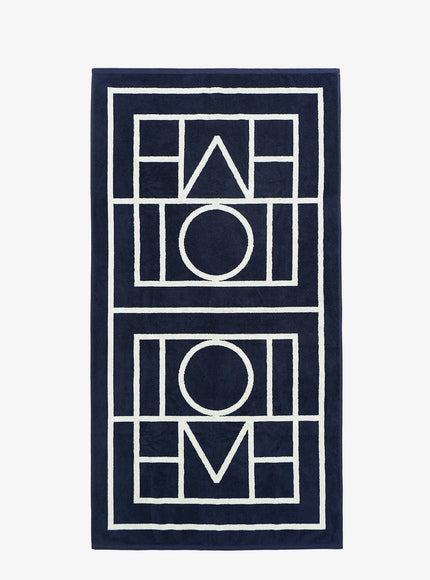 Toteme Monogram Organic Cotton Beach Towel