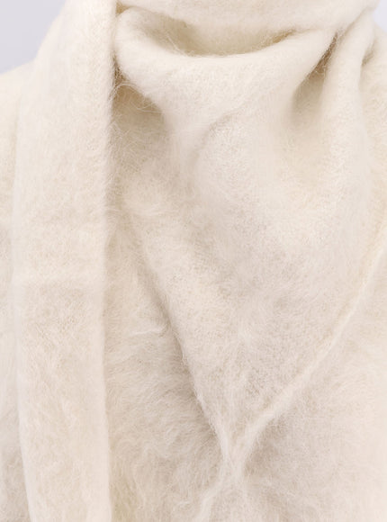 Toteme Draped-Scarf Alpaca Blend Sweater