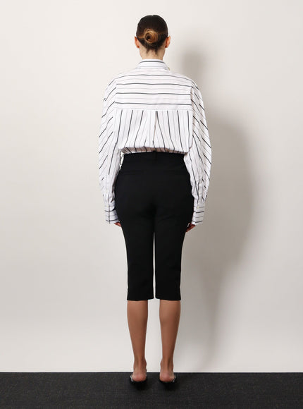 Toteme Organic Cotton Shirt With Striped Motif