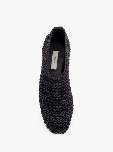 Toteme Interwined Leather Ballerinas