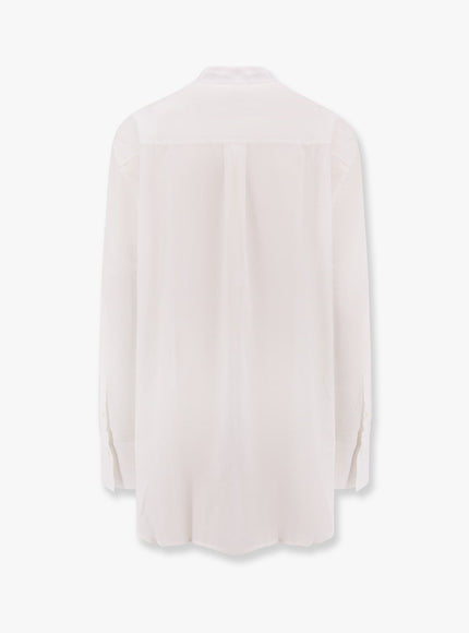 Toteme Stand Collar Organic Cotton Shirt