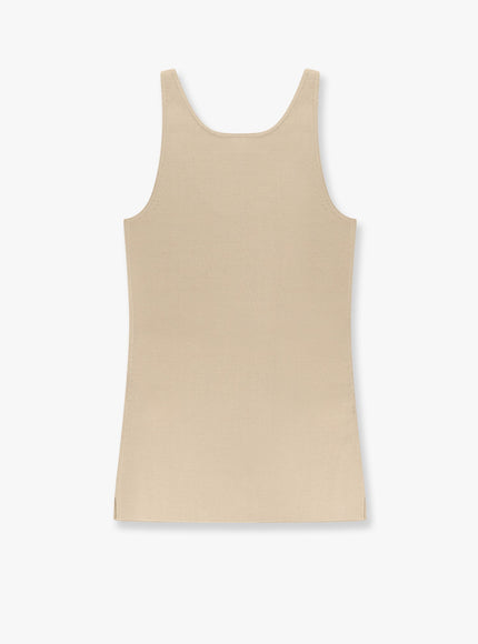 Toteme Compact Knit Tank Bã¬Viscose Blend Top