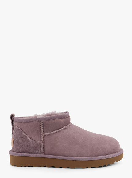 Ugg Classic Ultra Mini Suede Ankle Boots Viola