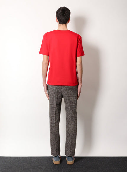 Valentino Cotton T-Shirt With Chez Valentino Print