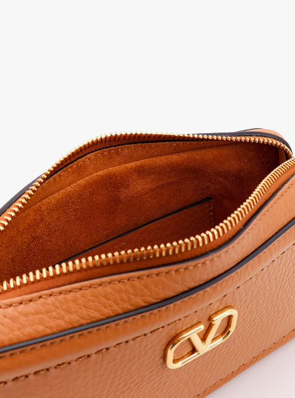 Valentino Garavani Valentino Garavani Alltime Leather Shoulder Bag With Vlogo Signature Detail