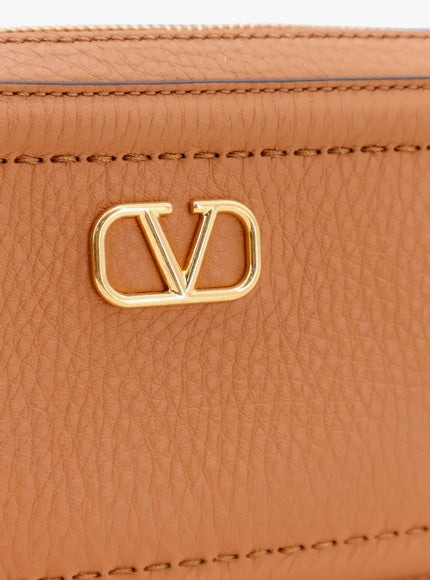 Valentino Garavani Valentino Garavani Alltime Leather Shoulder Bag With Vlogo Signature Detail