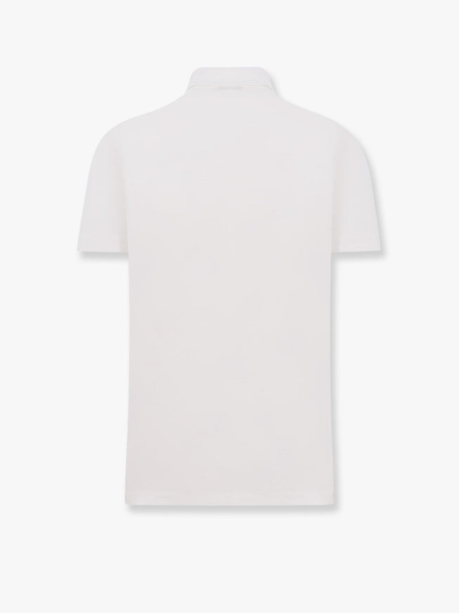 Zanone Icecotton Polo Shirt With Lateral Slits