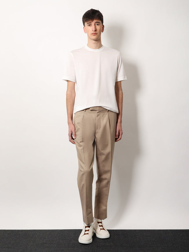 Zegna Leggerissimo Cotton And Silk T-Shirt