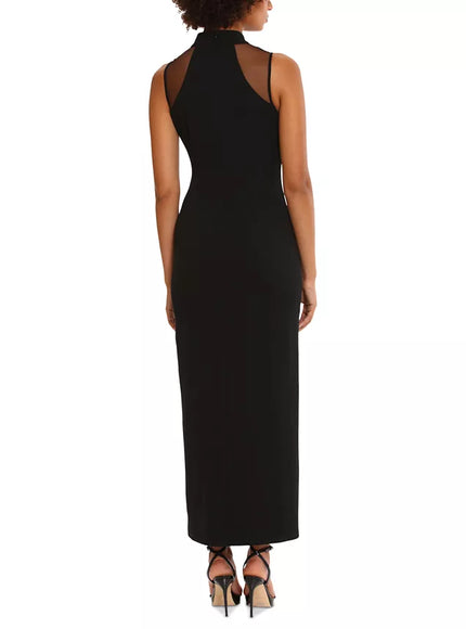 Donna Morgan Illusion Neck Sleeveless Dress