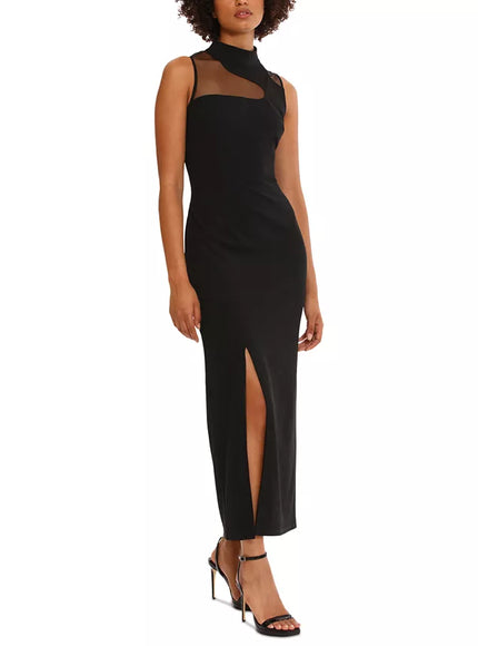 Donna Morgan Illusion Neck Sleeveless Dress
