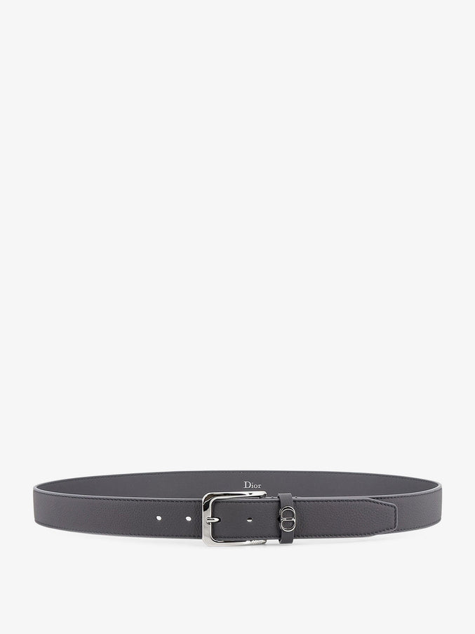Dior Cd Icon Leather Belt Gris