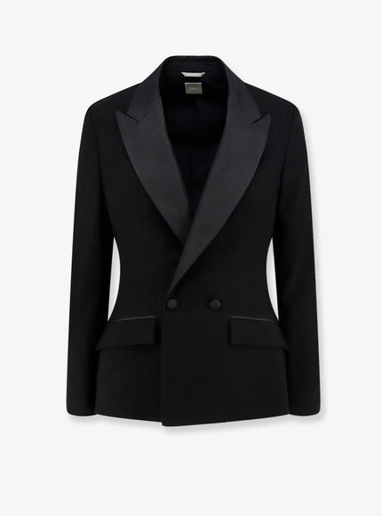 Dior Bar Virgin Wool Tuxedo Blazer Noir