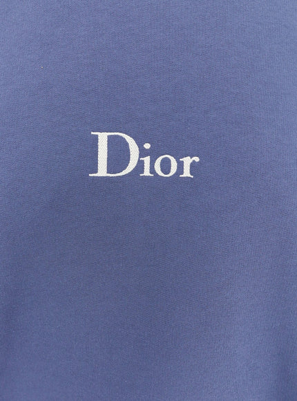 Dior Cotton Sweatshirt With Embroidered Lettering Logo