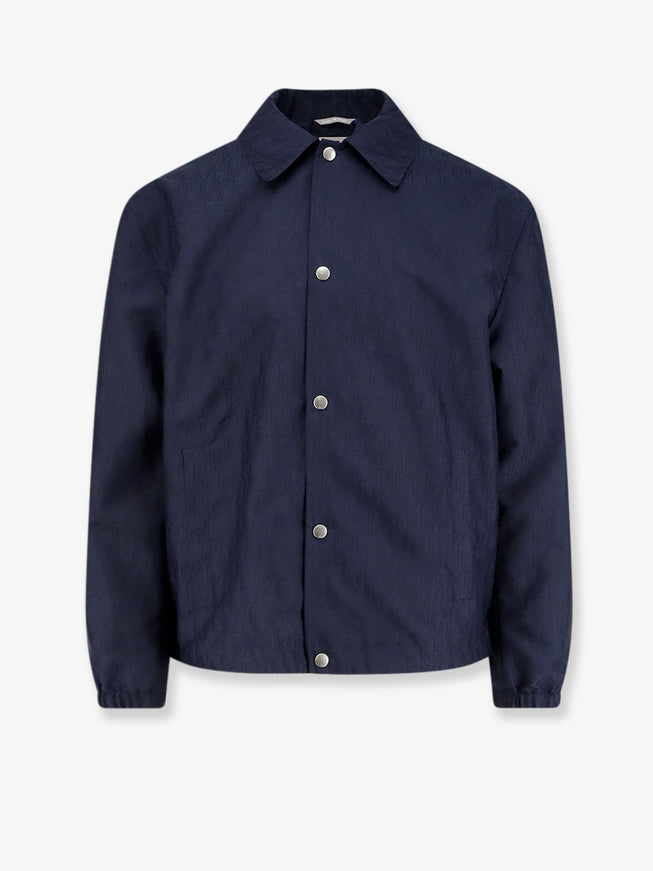 Dior Dior Oblique Technical Jacquard Coach Jacket 52 Bleu