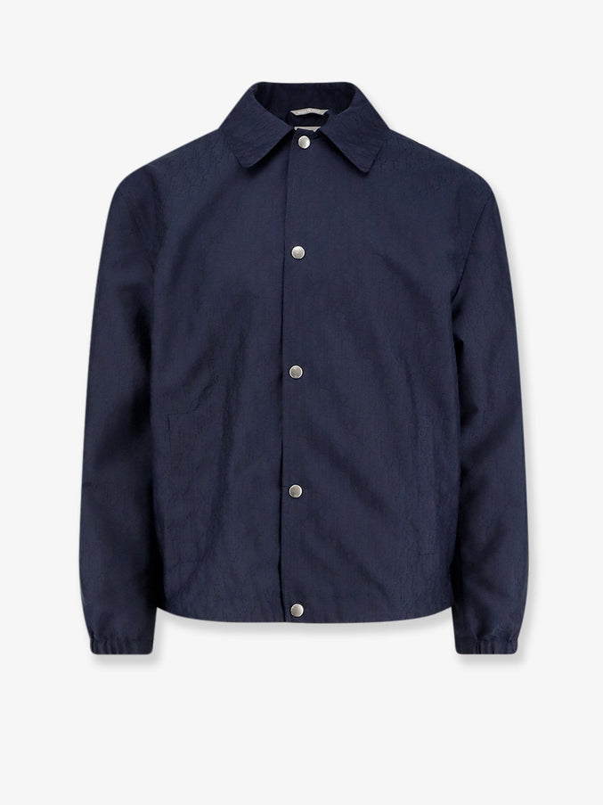 Dior Dior Oblique Technical Jacquard Coach Jacket 52 Bleu