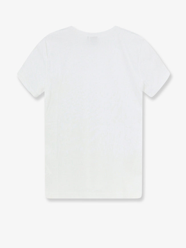 Dior Cotton T-Shirt With Tone-On-Tone Embroidered Cd Logo