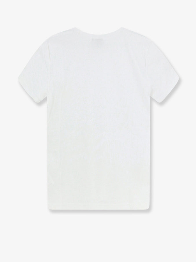 Dior Cotton T-Shirt With Tone-On-Tone Embroidered Cd Logo