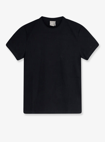 Dior Cotton T-Shirt With Tone-On-Tone Embroidered Cd Logo Noir