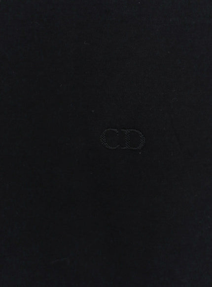 Dior Cotton T-Shirt With Tone-On-Tone Embroidered Cd Logo
