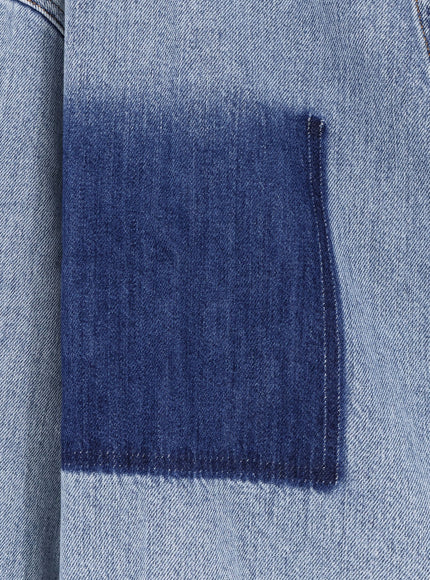 3X1 Cotton Shirt With Washed-Out Effect
