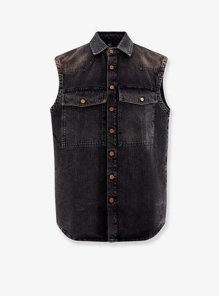 3X1 Black Denim Oversize Shirt Northern Lights