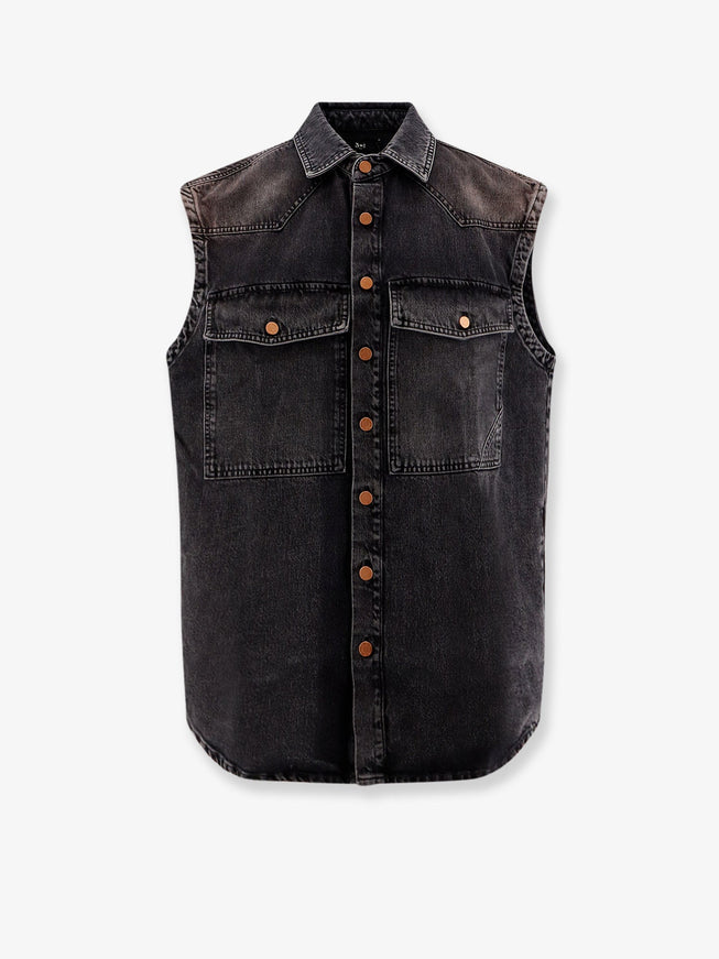 3X1 Black Denim Oversize Shirt Northern Lights