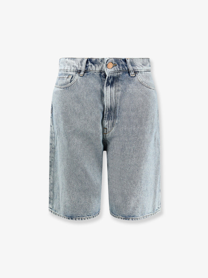 3X1 Skater Blue Denim Bermuda Shorts Vintage Lagoon